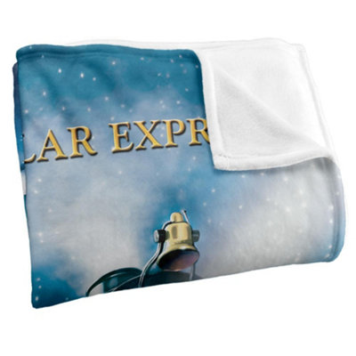 The Polar Express Movie Poster Blanket Multicoloured (One Size)