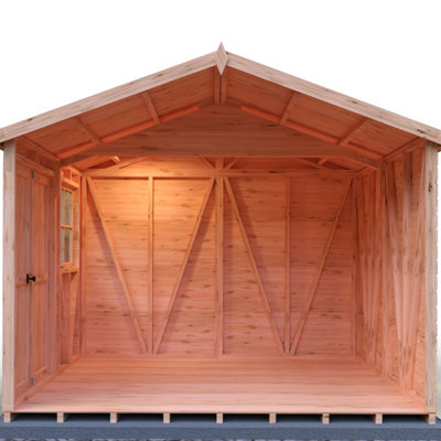 The Premium Mammoth 10x10ft Workshop DD with interchangeable panels - 4