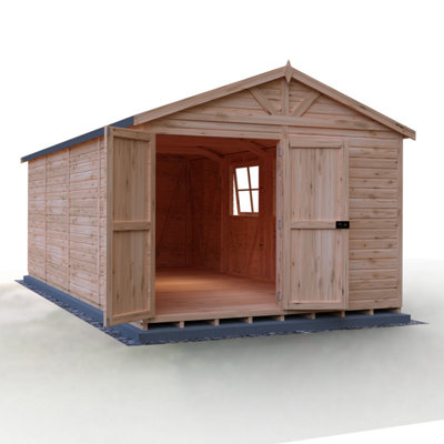 The Premium Mammoth 10x20ft Workshop DD with interchangeable panels - 3