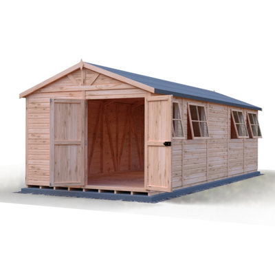 The Premium Mammoth 10x25ft Workshop DD with interchangeable panels - 3