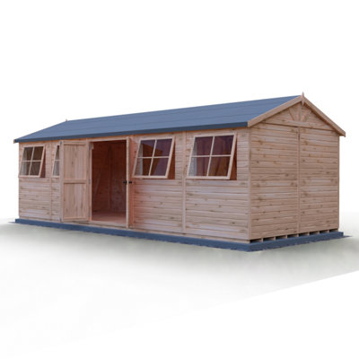 The Premium Mammoth 10x25ft Workshop DD with interchangeable panels - 5