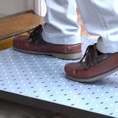The Ramp People Adjustable Half Step Large 70cm x 75cm Outdoor Mobility ...