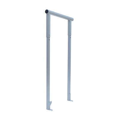 The Ramp People Adjustable Half Step with Handrails - Steel Safety Step ...