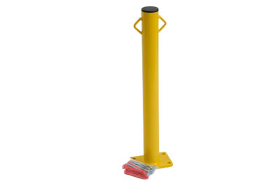 The Ramp People Fixed Security Post with Chain Hooks for Driveways and ...