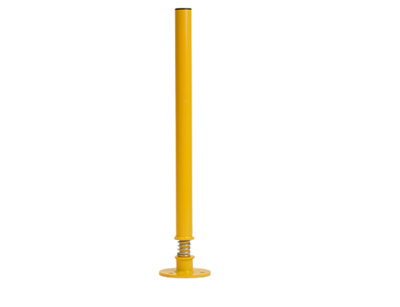 The Ramp People Fixed Steel Security Bollard - Yellow Car Park Post ...