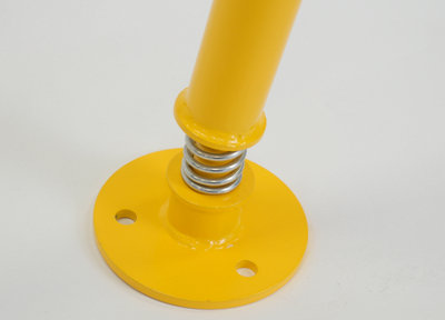The Ramp People Fixed Steel Security Bollard - Yellow Car Park Post ...