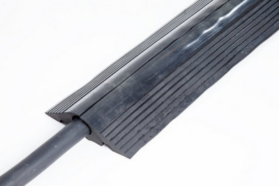 The Ramp People Floor Cable Protector 1m-4m (1m) Black Rubber 40mm ...