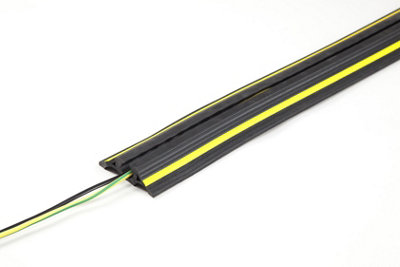 The Ramp People Floor Cable Protector Channel 20 x 20mm 2000kg Capacity 1m-6m (3m) Heavy Duty Cable Ramp