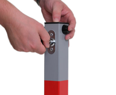 The Ramp People Folding Parking Bollard With Keys - Driveway Security ...