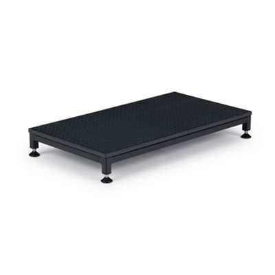 The Ramp People Half Step Black 76cm x 45cm GRP Slip Resistant Surface Indoor & Outdoor Mobility Aid Portable