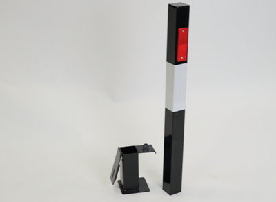 The Ramp People Removable Parking Bollard - Steel Security Post for Car ...