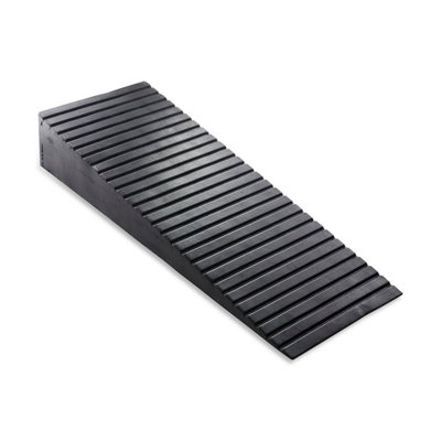 The Ramp People Rubber Kerb Ramp 11cm - 17cm (17.7cm / 7") 1000kg Step Ramp for Motorbikes, Pets, Mobility Scooters and Cars