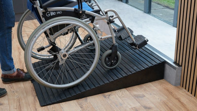 The Ramp People Rubber Wheelchair Ramps (7inch/177mm) Threshold Ramp ...