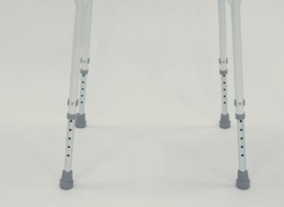 The Ramp People Shower Stool - White Height Adjustable Mobility Aid Lightweight Portable