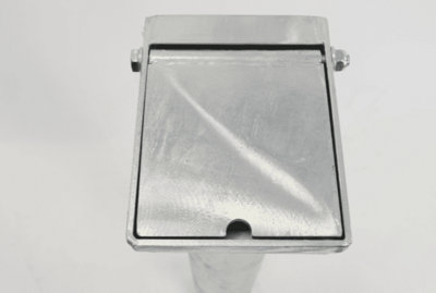 The Ramp People Stainless Steel Parking Bollard - Heavy Duty Security ...