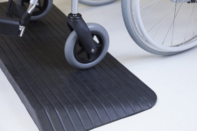 The Ramp People Threshold Ramp Rubber 25mm - 100mm (3"/75mm) 1000kg Capacity Car Wheelchair Pet