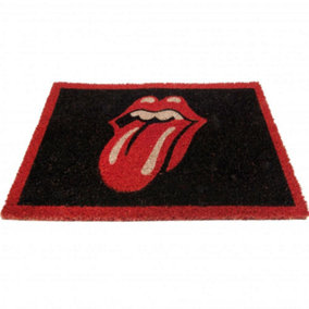 The Rolling Stones Doormat Black/Red (One Size)