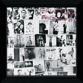 The Rolling Stones Exile on Main 30 x 30cm Framed Collector Print