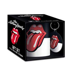 The Rolling Stones Logo Mug Set Red/White/Black (One Size)