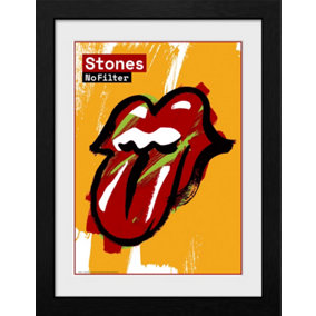 The Rolling Stones No Filter 30 x 40cm Framed Collector Print