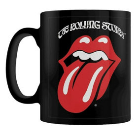 The Rolling Stones Retro Tongue Mug Black/Red (One Size)