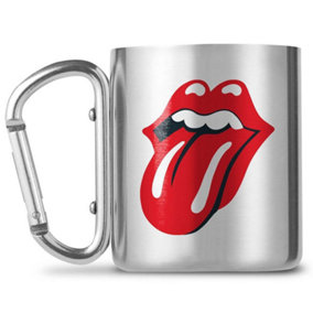 The Rolling Stones Tongue Carabiner Mug Silver (One Size)