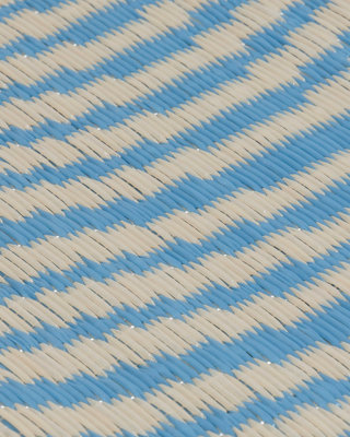 THE RUGS Reversible Waterproof Abstract Outdoor Rug Urban 1010 Blue&Beige