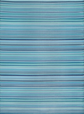 THE RUGS Reversible Waterproof Outdoor Rugs Rainbow 1020 Blue