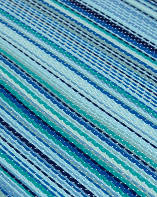 THE RUGS Reversible Waterproof Outdoor Rugs Rainbow 1020 Blue