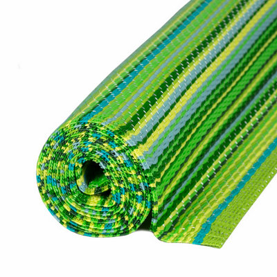 THE RUGS Reversible Waterproof Outdoor Rugs Rainbow 1020 Green