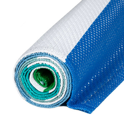 THE RUGS Reversible Waterproof Outdoor Rugs Rainbow 1030 Blue