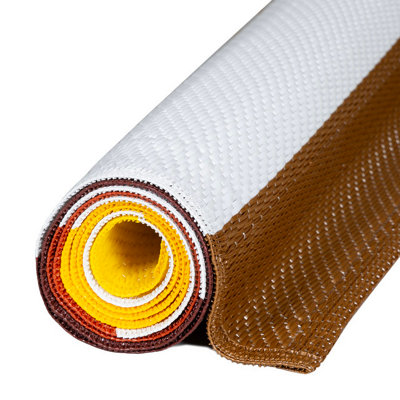 THE RUGS Reversible Waterproof Outdoor Rugs Rainbow 1030 Yellow
