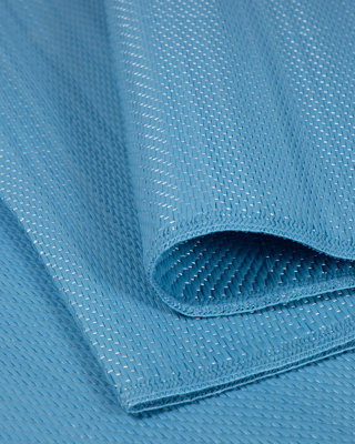 THE RUGS Reversible Waterproof Plain Outdoor Rug Urban 1000 Blue