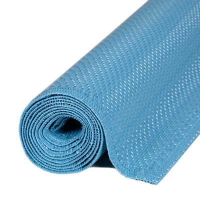THE RUGS Reversible Waterproof Plain Outdoor Rug Urban 1000 Blue