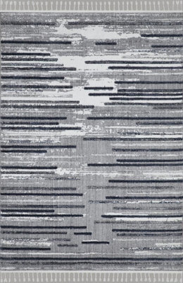 THE RUGS Scandi Collection Area Rugs - Scandinavian Design Living Room Rugs and Runners in Grey-Multicolour3