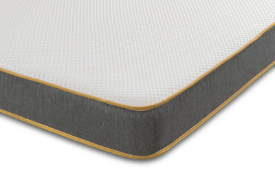 The Saffron Comfort Deep All Foam Mattress Memory Foam and Reflex Foam 4ft6 Double 135cm x 190cm