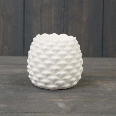 The Satchville Gift Company Ceramic Pinecone Candle Holder Price Comparisons | Compare The Build