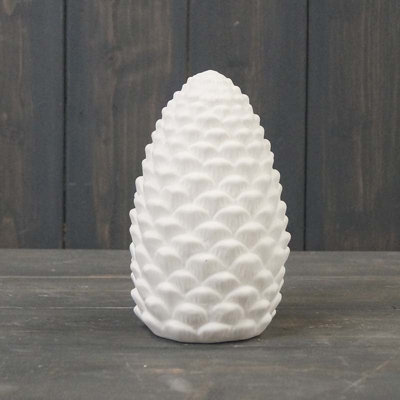The Satchville Gift Company Ceramic Pinecone Light Price Comparisons | Compare The Build