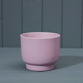 The Satchville Gift Company Griebling Lavender Ceramic Footed Pot D13cm