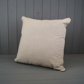 The Satchville Gift Company Handmade Cotton Cushion - Beige