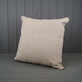 The Satchville Gift Company Handmade Cotton Cushion - Beige