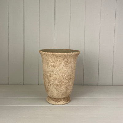 The Satchville Gift Company Tapered Clay Cement Pot