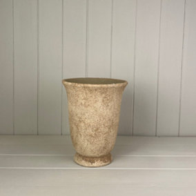 The Satchville Gift Company Tapered Clay Cement Pot