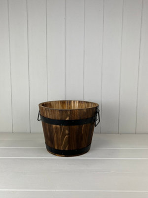 The Satchville Gift Company Wooden Barrels - Medium