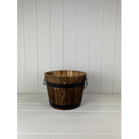 The Satchville Gift Company Wooden Barrels - Medium