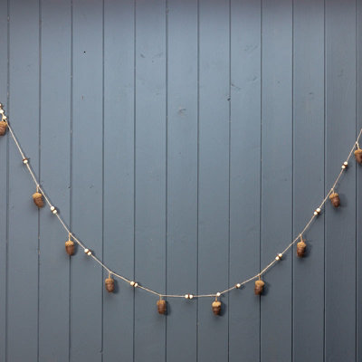 The Satchville Gift Company Wool Acorn Garland Price Comparisons | Compare The Build