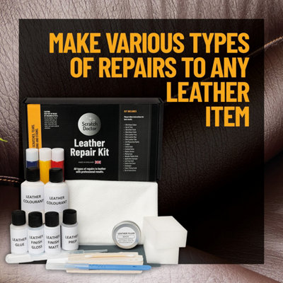 The Scratch Doctor Leather Repair Kit Dark Grey