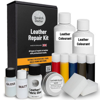 white leather touch up paint