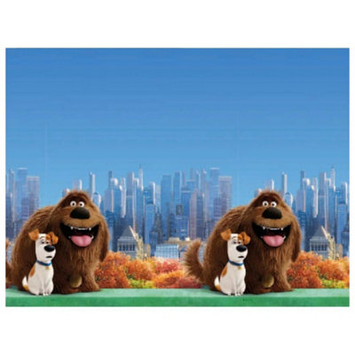 The Secret Life Of Pets Plastic Tablecloth Multicoloured (One Size)