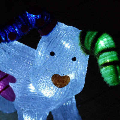 The Snowman 31cm Acrylic Snowdog Figure 24 LEDs - 4